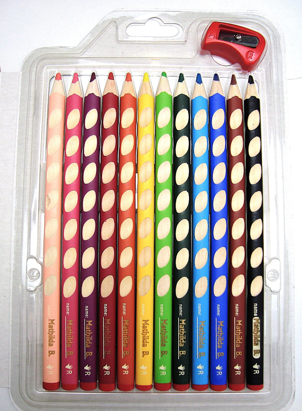 STABILO‑Buntstifte 12er‑Set inkl. Namensgravur und Spitzer