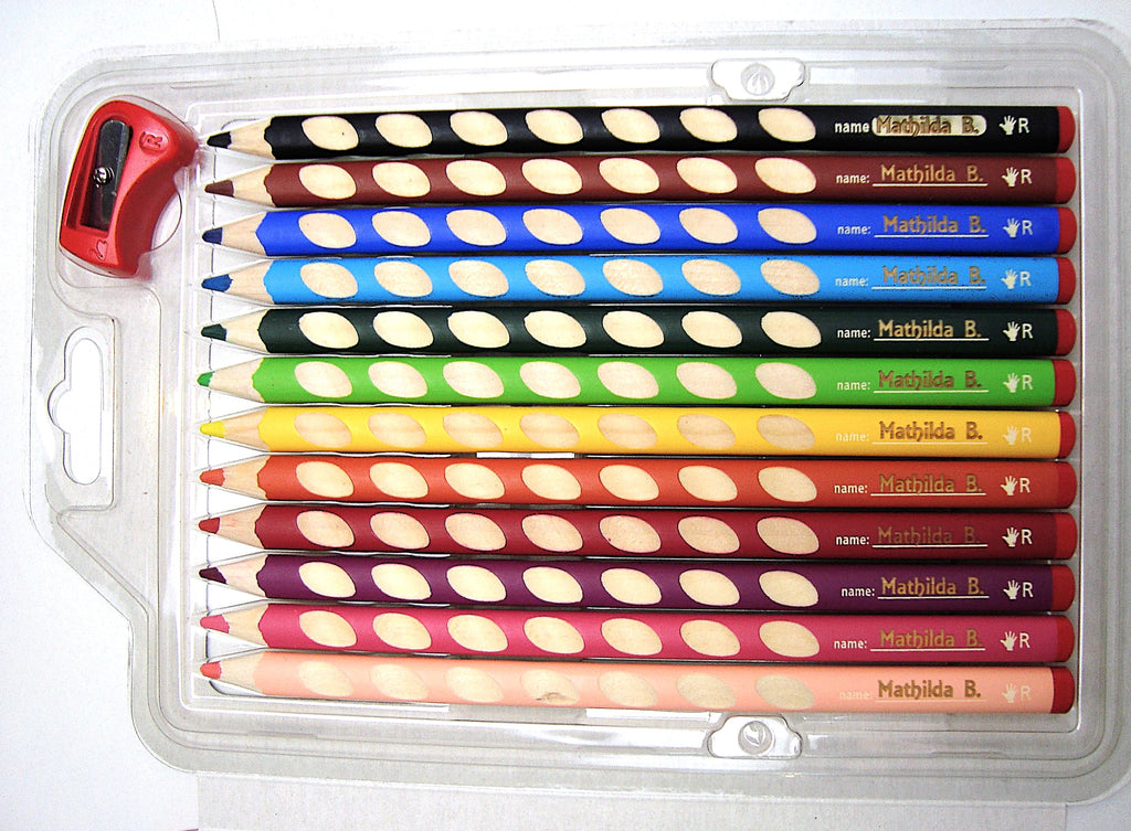 STABILO‑Buntstifte 12er‑Set inkl. Namensgravur und Spitzer