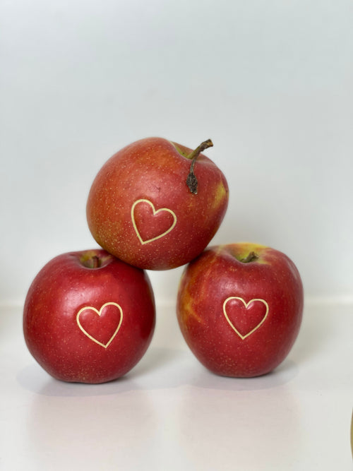 12 Äpfel mit Gravur - Laserapfel - Logoapfel
