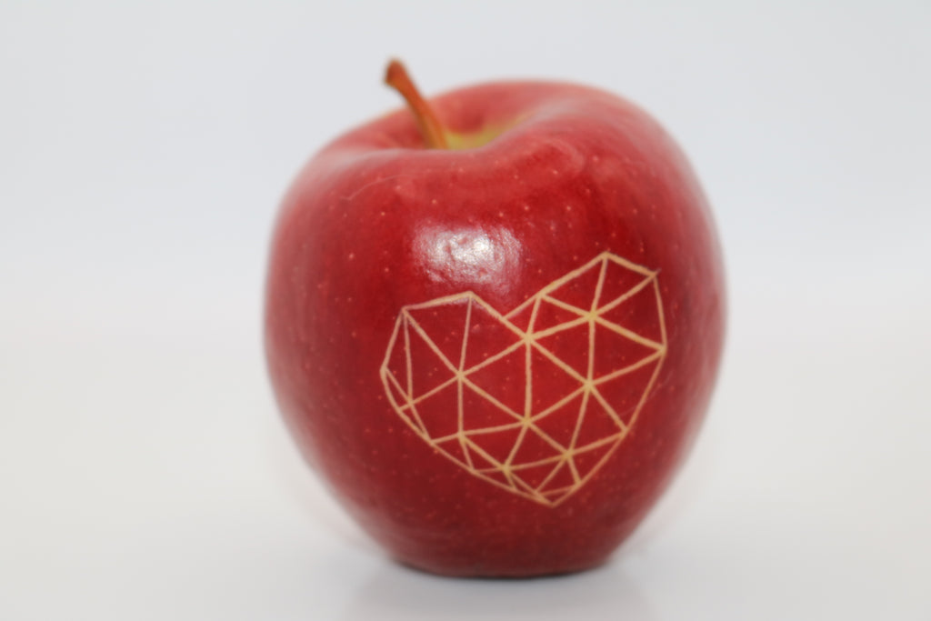 50 Äpfel mit Gravur - Laserapfel - Logoapfel
