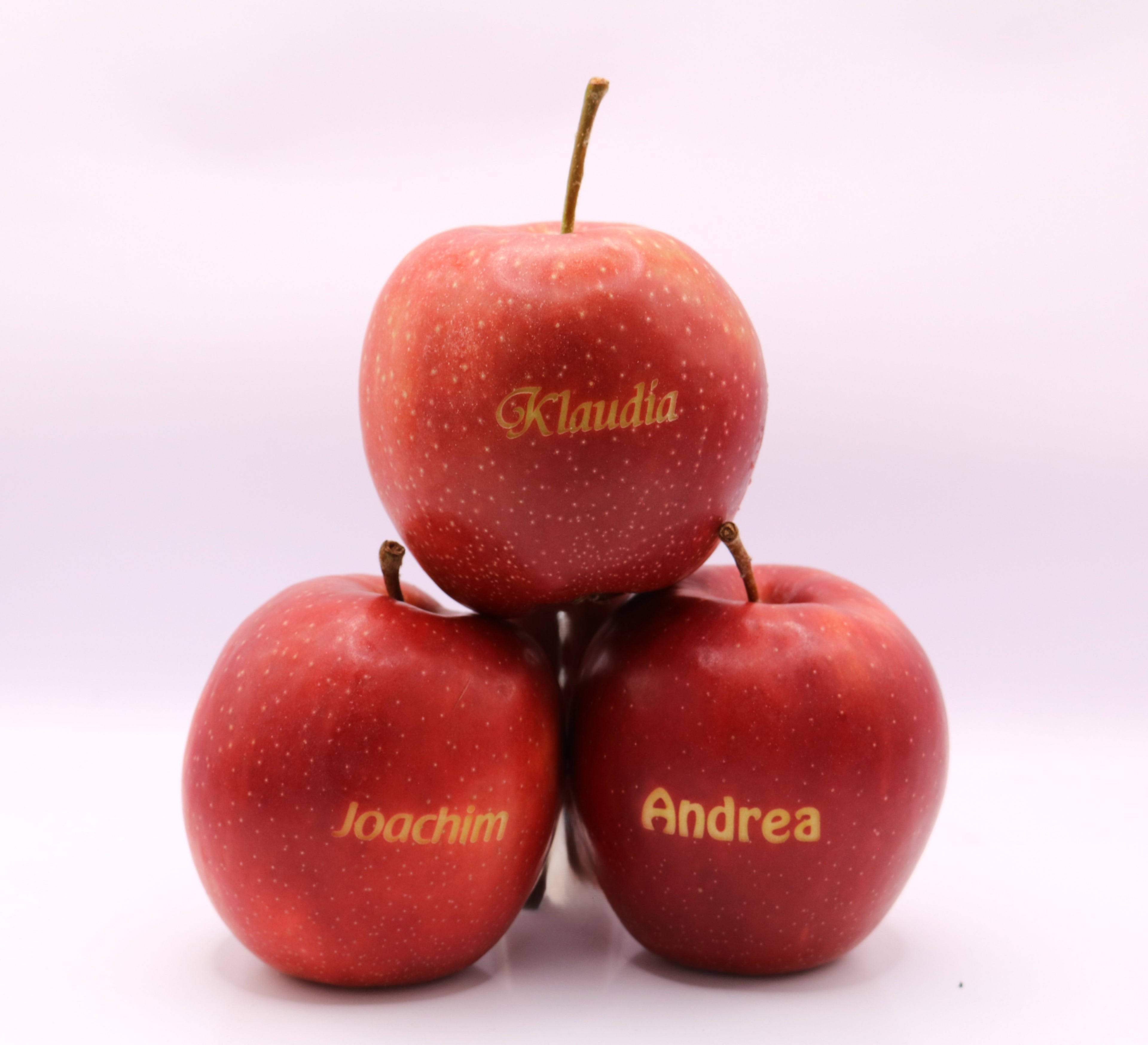 Logoapfel als Platzkarte - Hochzeitsapfel