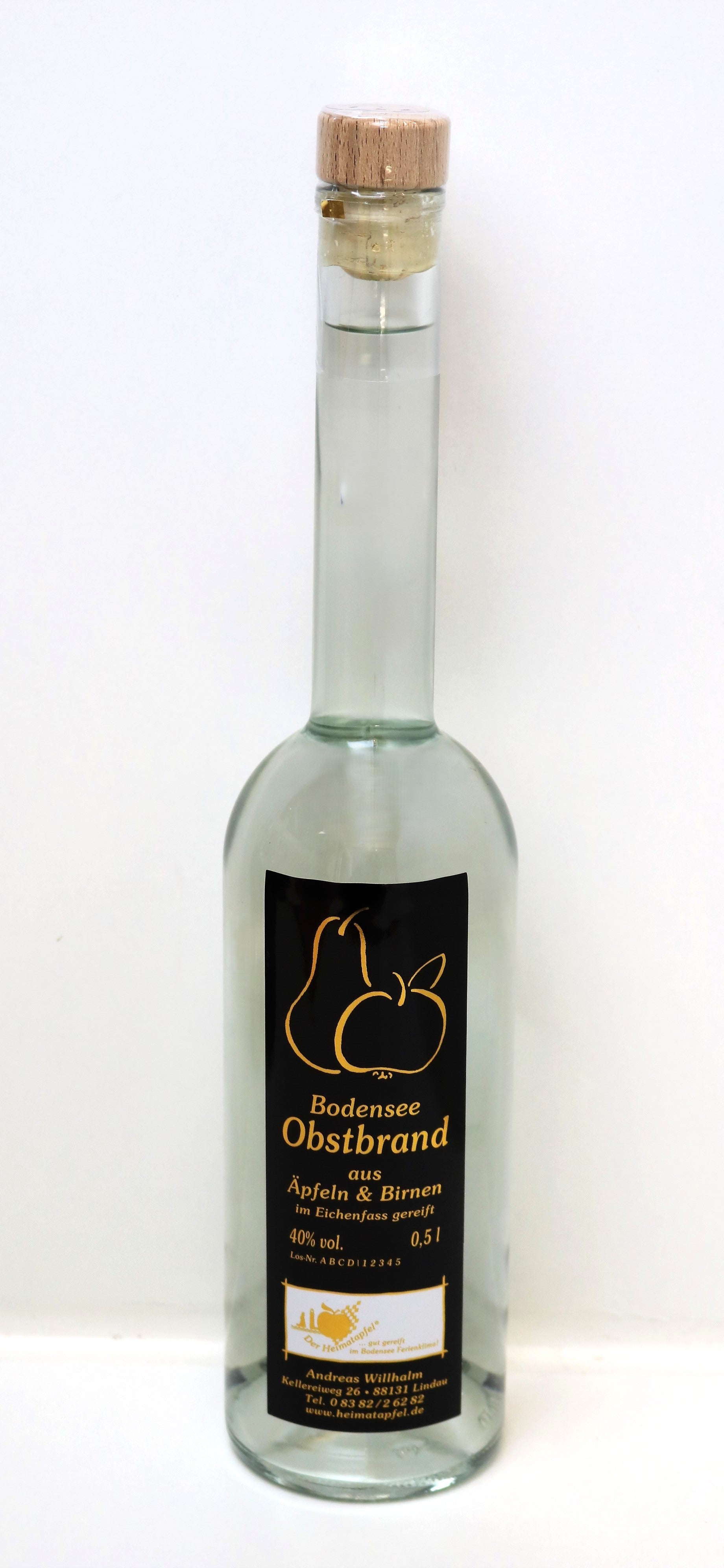 Spirituosen Obstler 1 Liter aus Äpfeln & Birnen 40%vol.